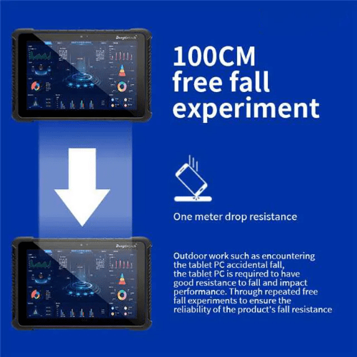 Enviro Test Construct Industrial Rugged Tablet With Anti-Wrestling Corners