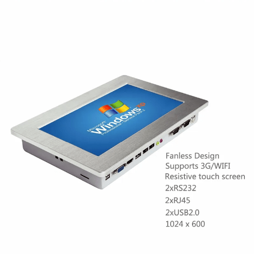 Enviro Test Construct Resistive Touch Screen Industrial Panel