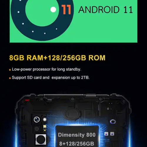 Enviro Test Construct Dual SIM TF Card RFID Rugged Tablet