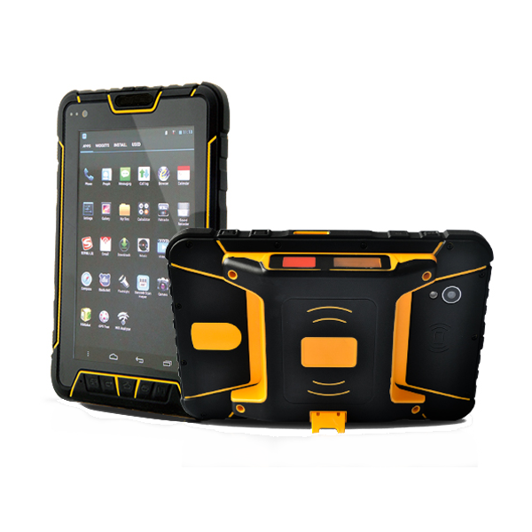 Rugged Android Tablet PC with Barcode Scanner and RFID - IP67 Waterproof - Enviro Test Construct